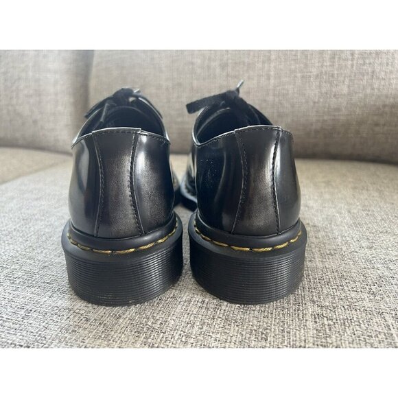 Dr Doc Martens Dupree 3 Eye Silver Arcadia Rub Off Sz 7 US Rockabilly Punk - Picture 6 of 13